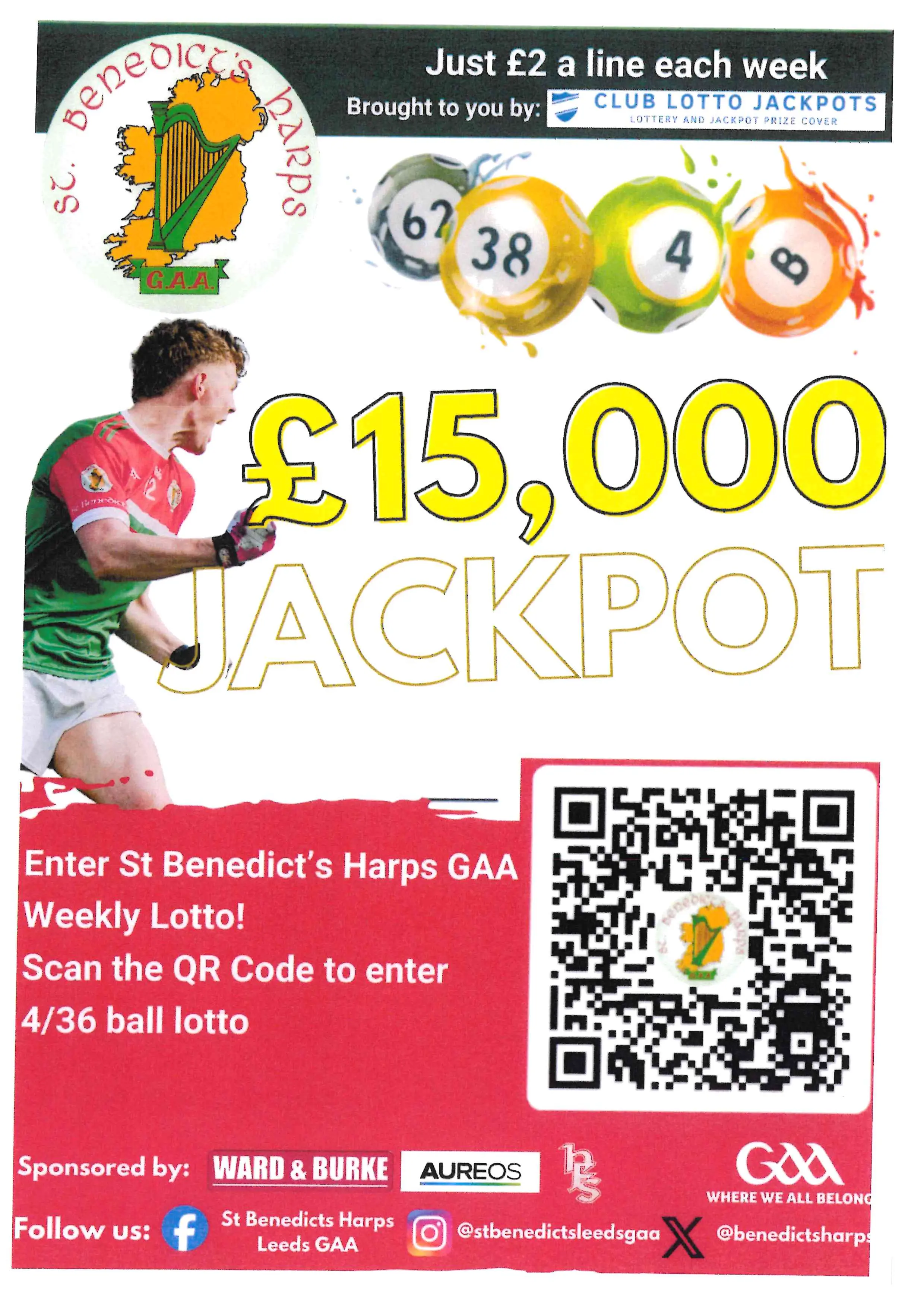 St Benedict’s Harps GAA Weekly Lotto