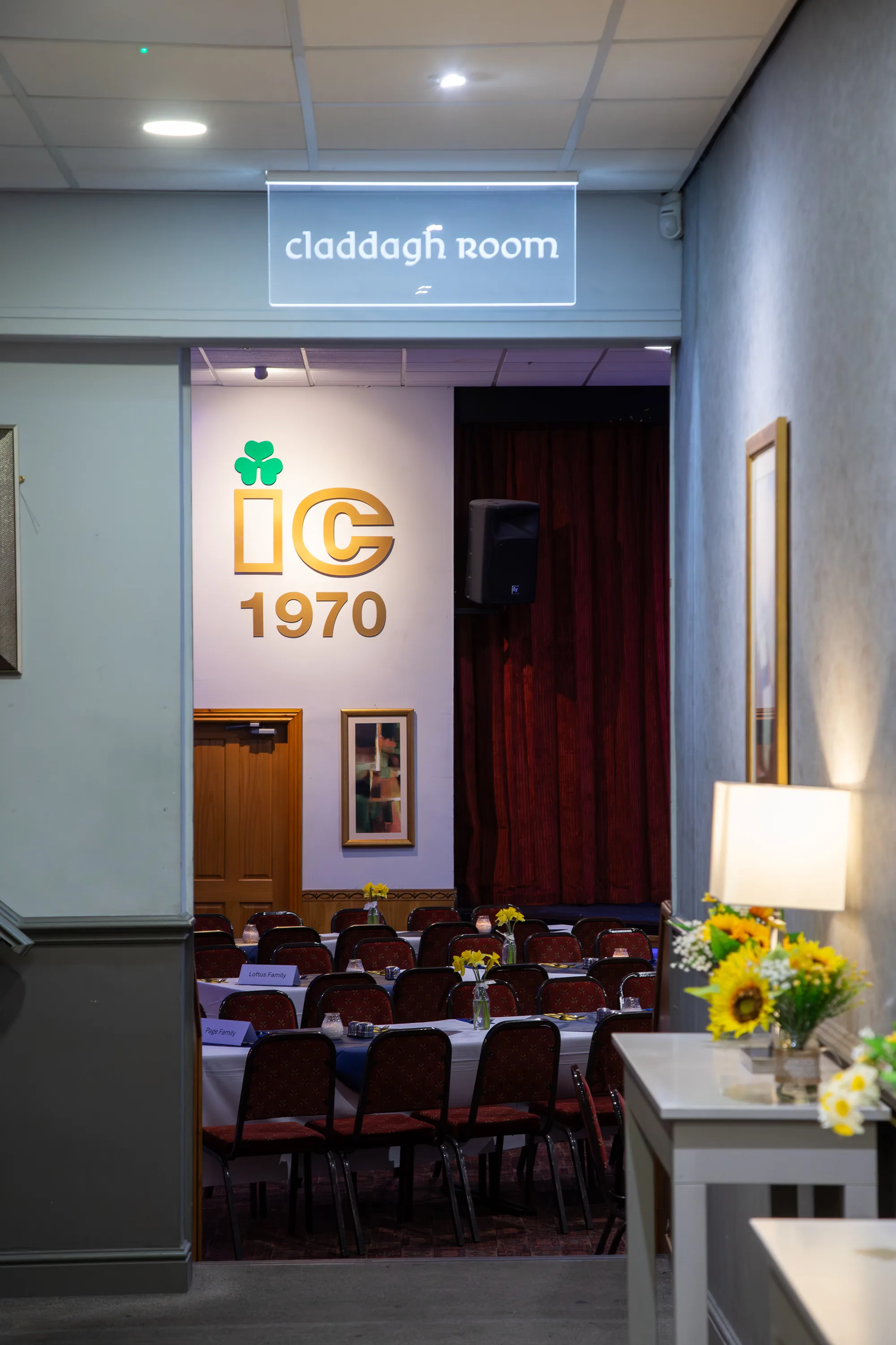 Claddagh Room interior