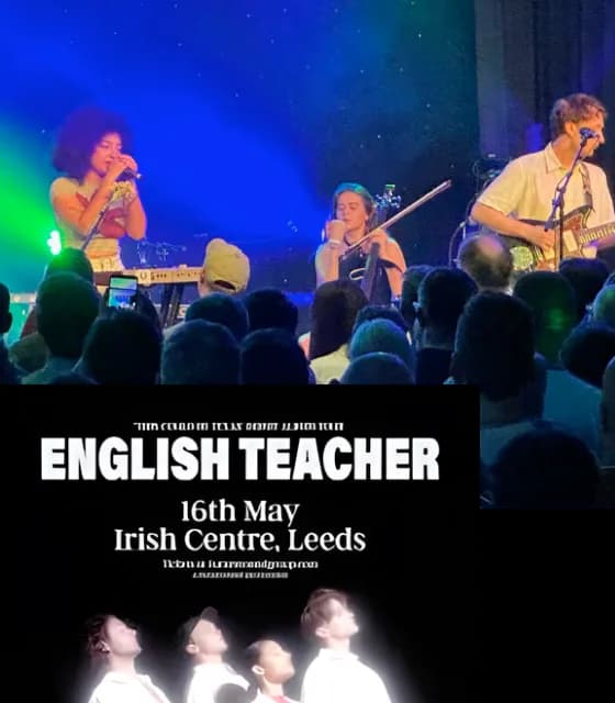 English Teacher performing at Leeds Irish Centre