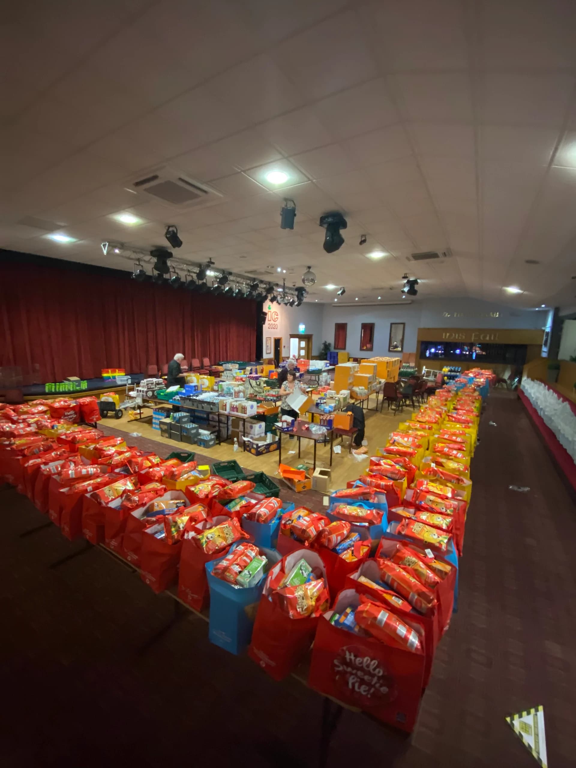 Charity work at Leeds Irish Centre